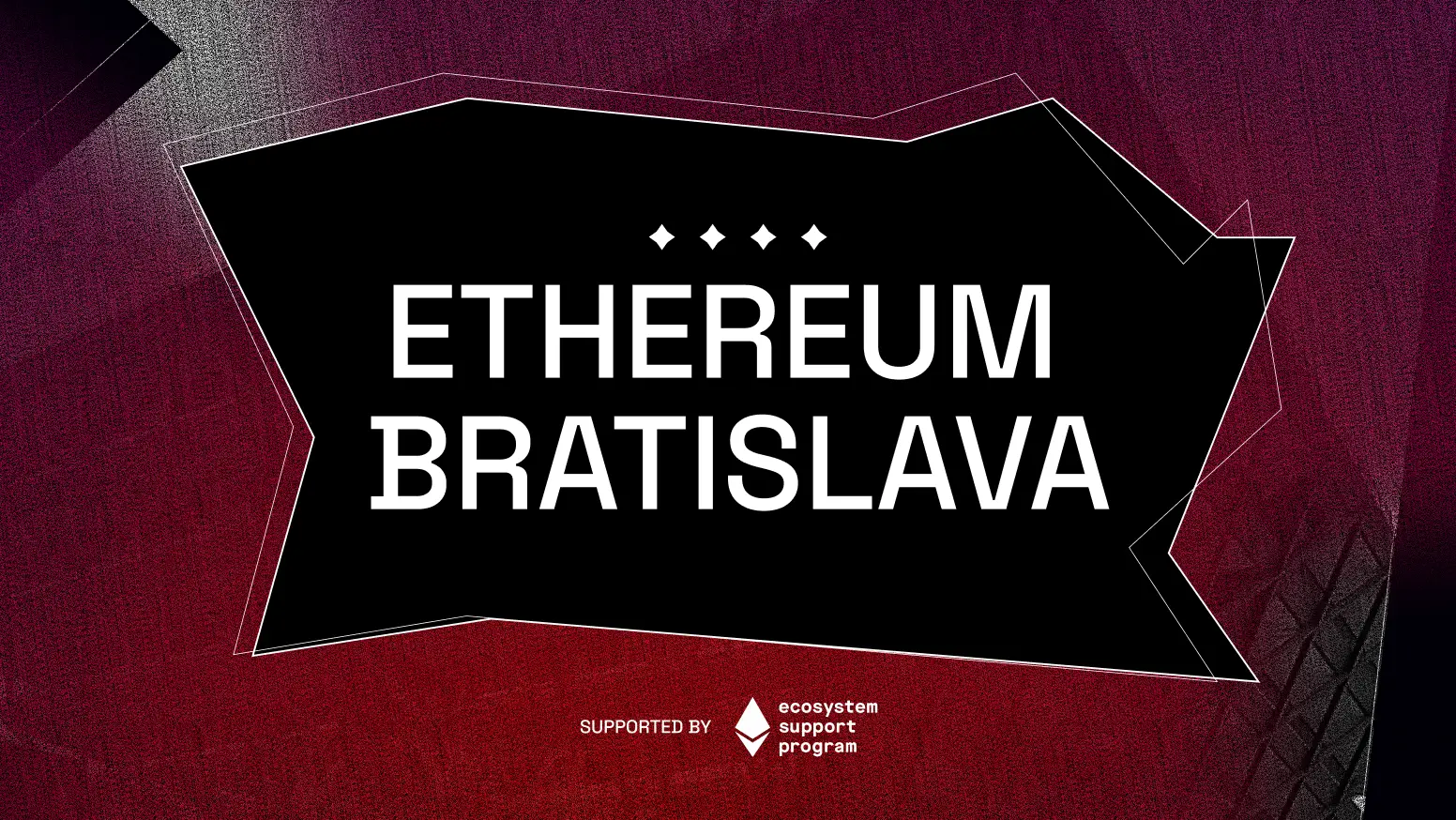 ethereum bratislava event banner supported by the ethereum ecosystem support program